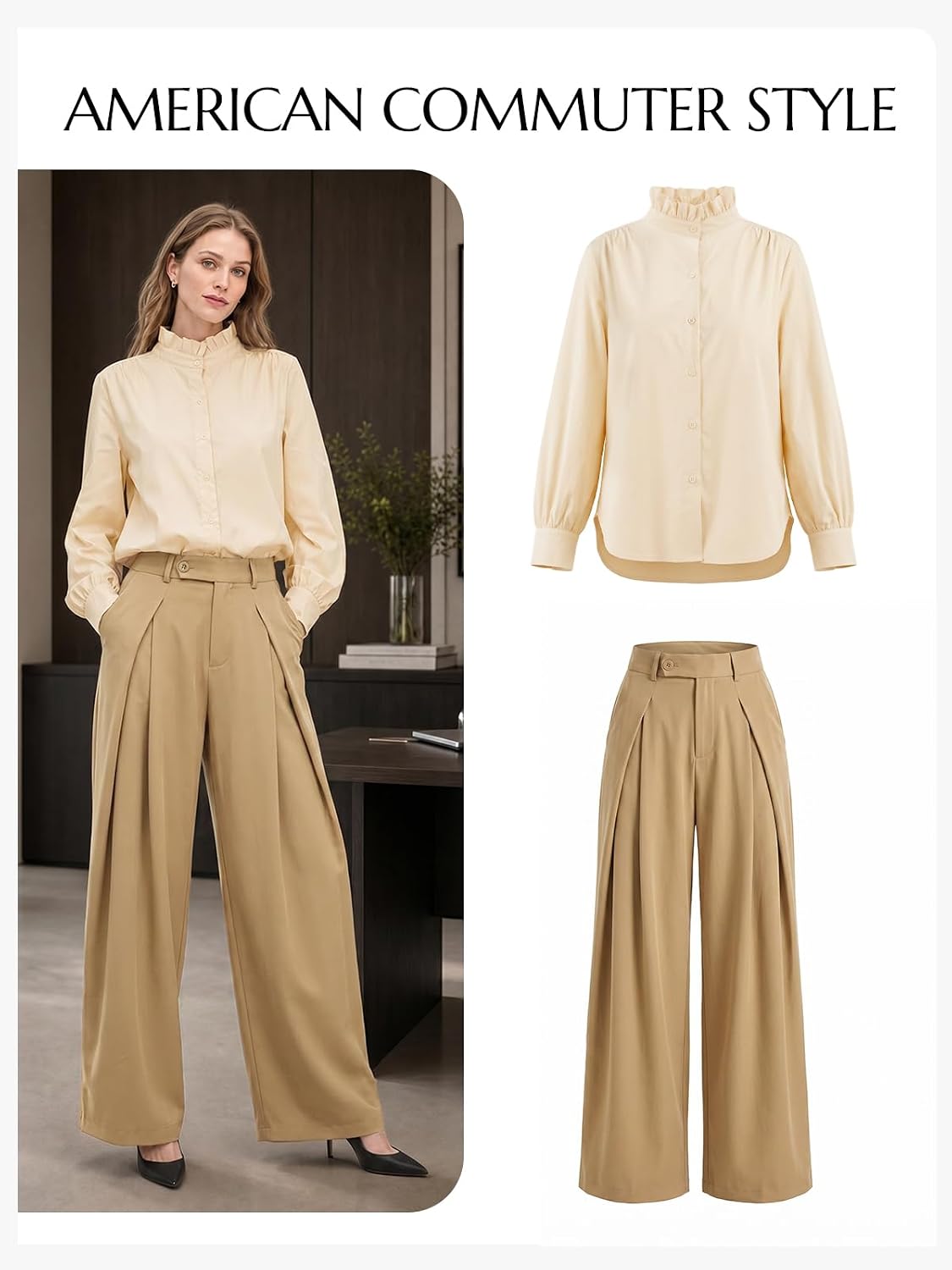 Thumbnail 5 de Cicy Bell Women's Wide-Leg Pants, Pleated