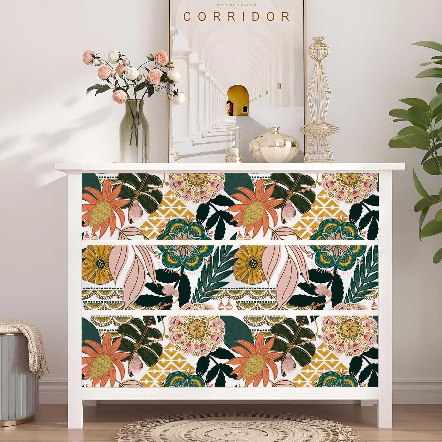 Detalle 2 de Peel and Stick Wallpaper 17.5 x 118 in