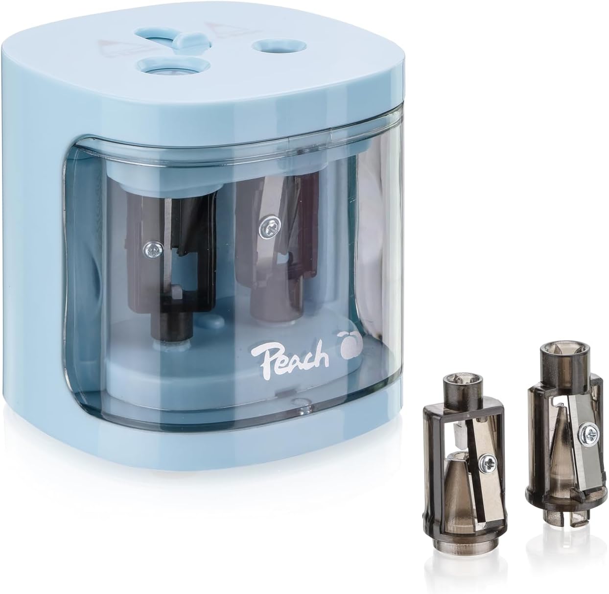 Detalle 2 de Peach PO102 elektrischer Doppelspitzer 2 Größen
