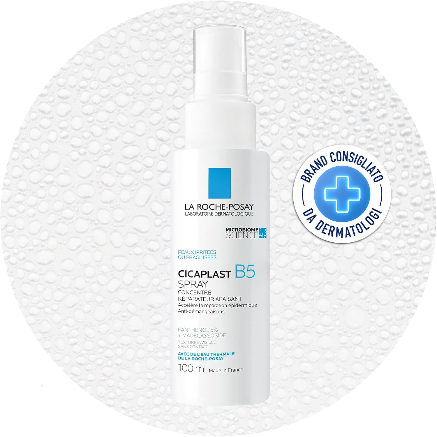 Detalle de La Roche-Posay Cicaplast B5 Spray Riparatore Lenitivo 100 ml: sollievo per pelle sensibile