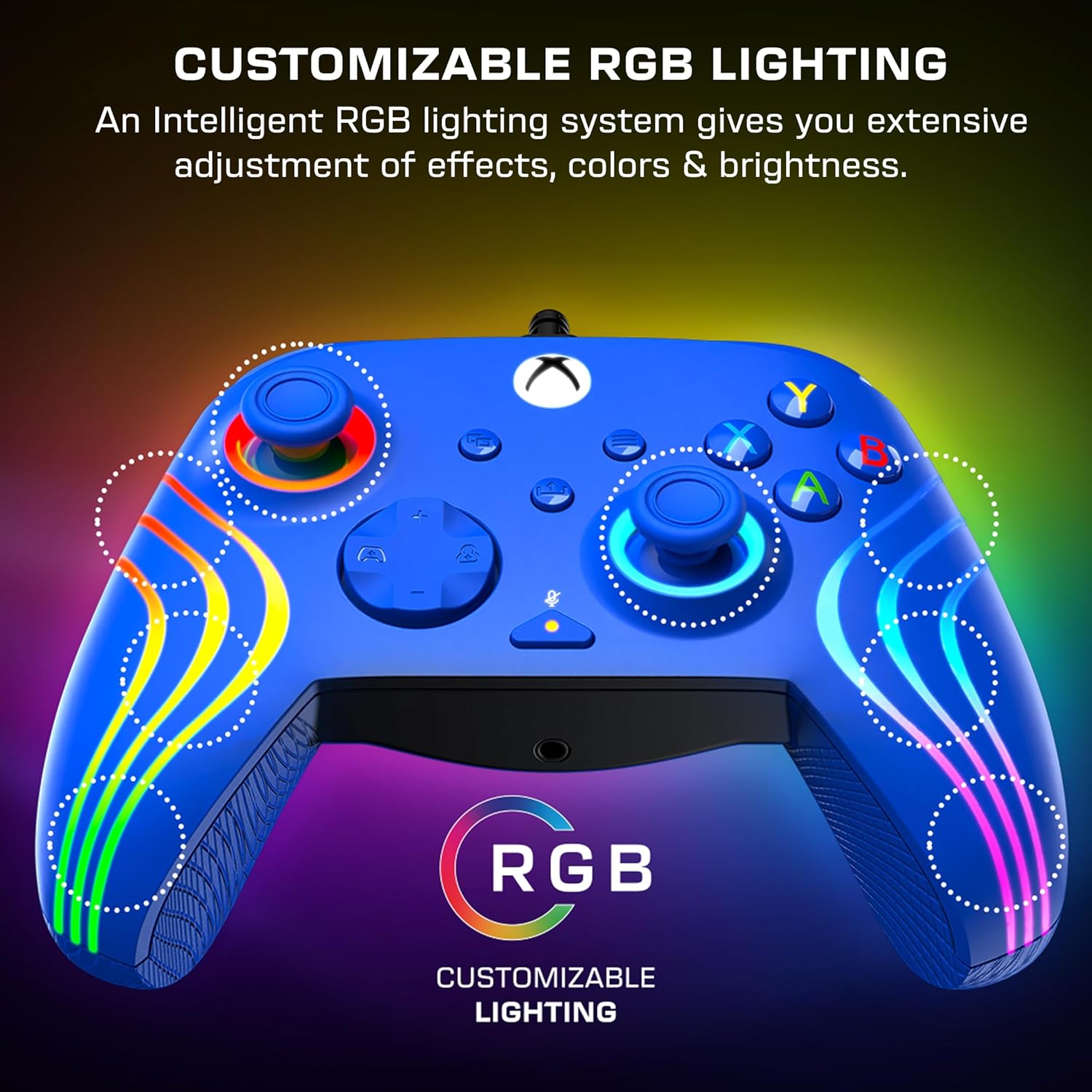 Detalle de Turtle Beach Afterglow Wave Wired RGB Controller