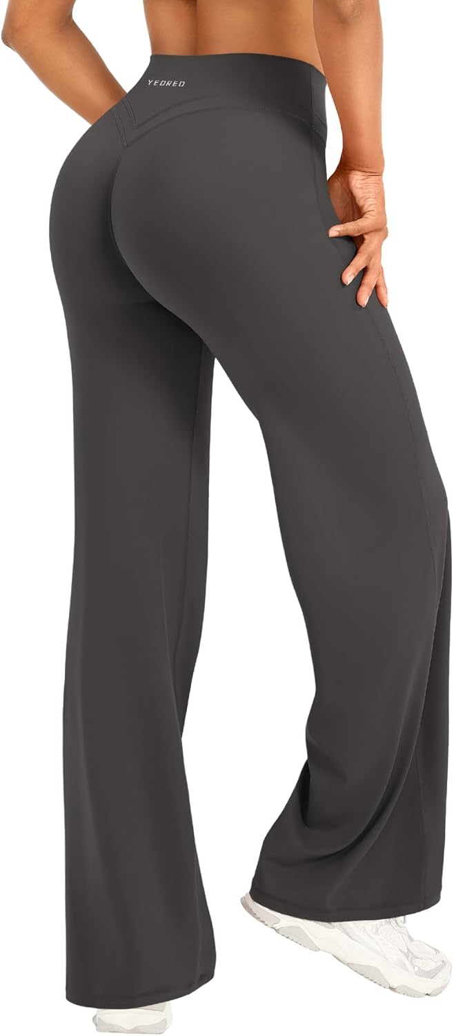 Thumbnail 6 de YEOREO Straight Leggings Damen Invisible Scrunch – Hochtaillierte, nahtlose Stretch-Leggings für Alltag und Sport