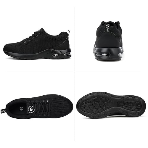 Detalle de ziitop Chaussures de sécurité, embout en acier et semelle Kevlar, noires