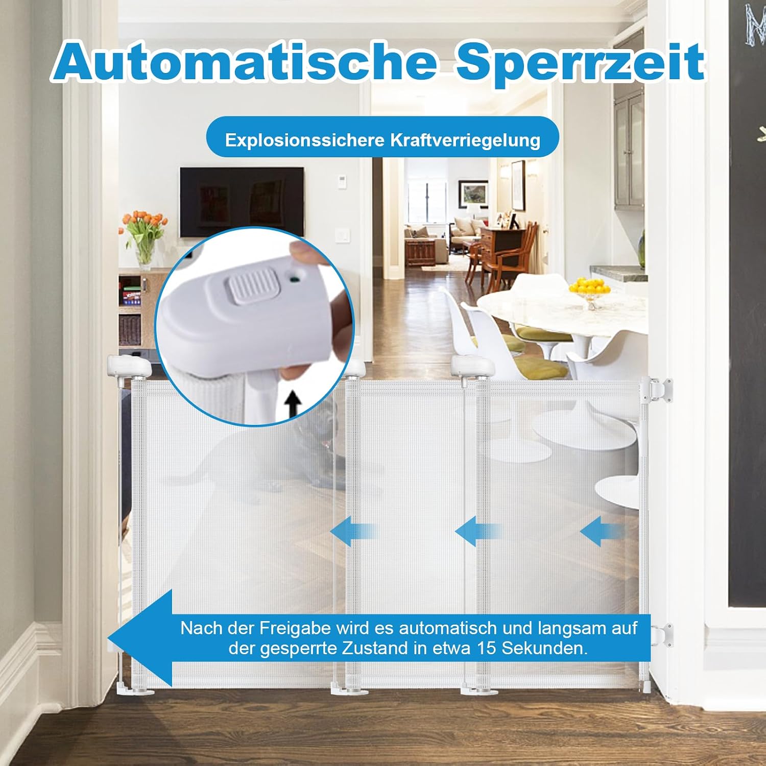 Thumbnail 1 de Treppenschutzgitter Ausziehbar 150 cm