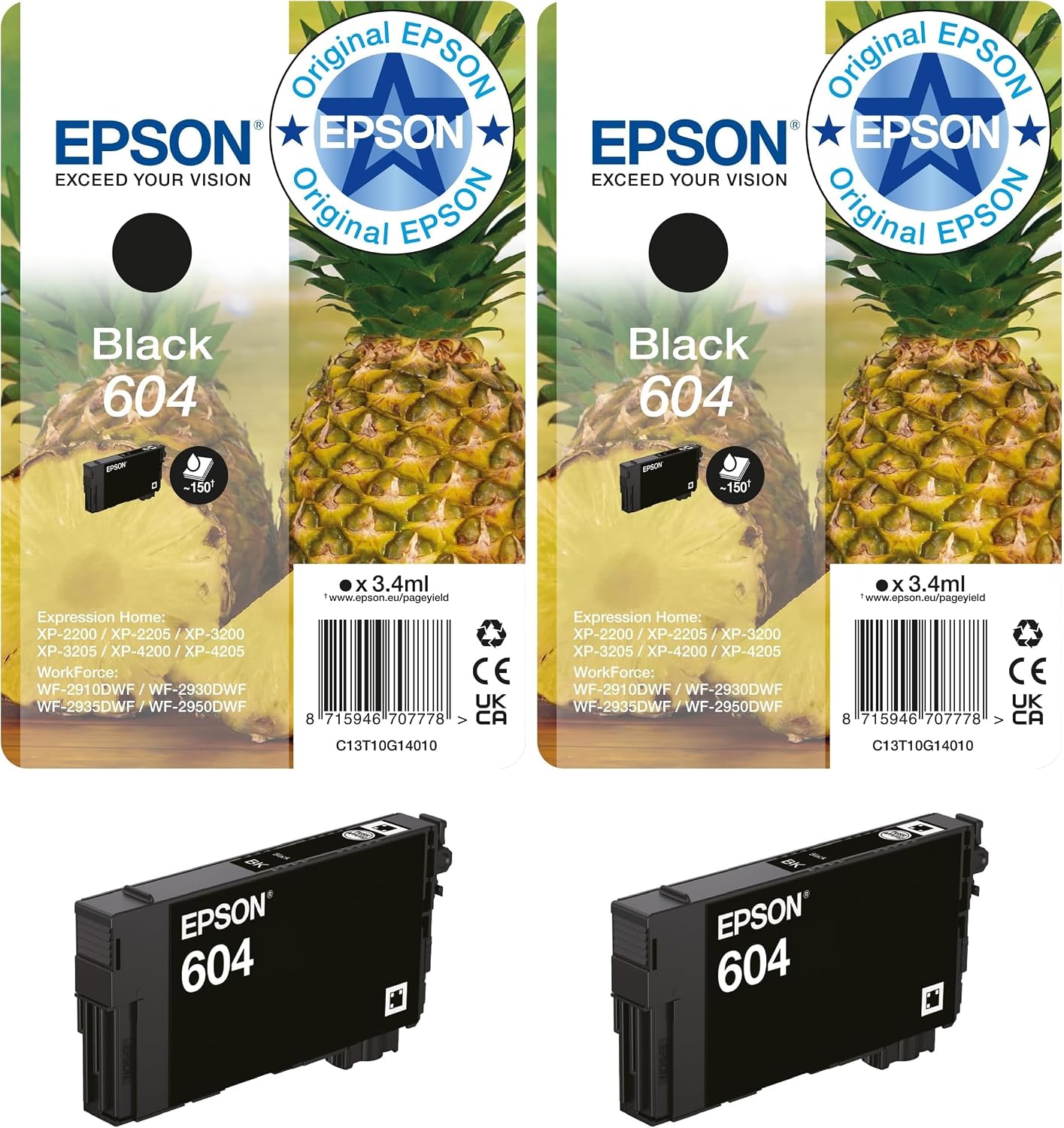 Thumbnail 6 de Epson 604 Pineapple 4 couleurs Cartouches