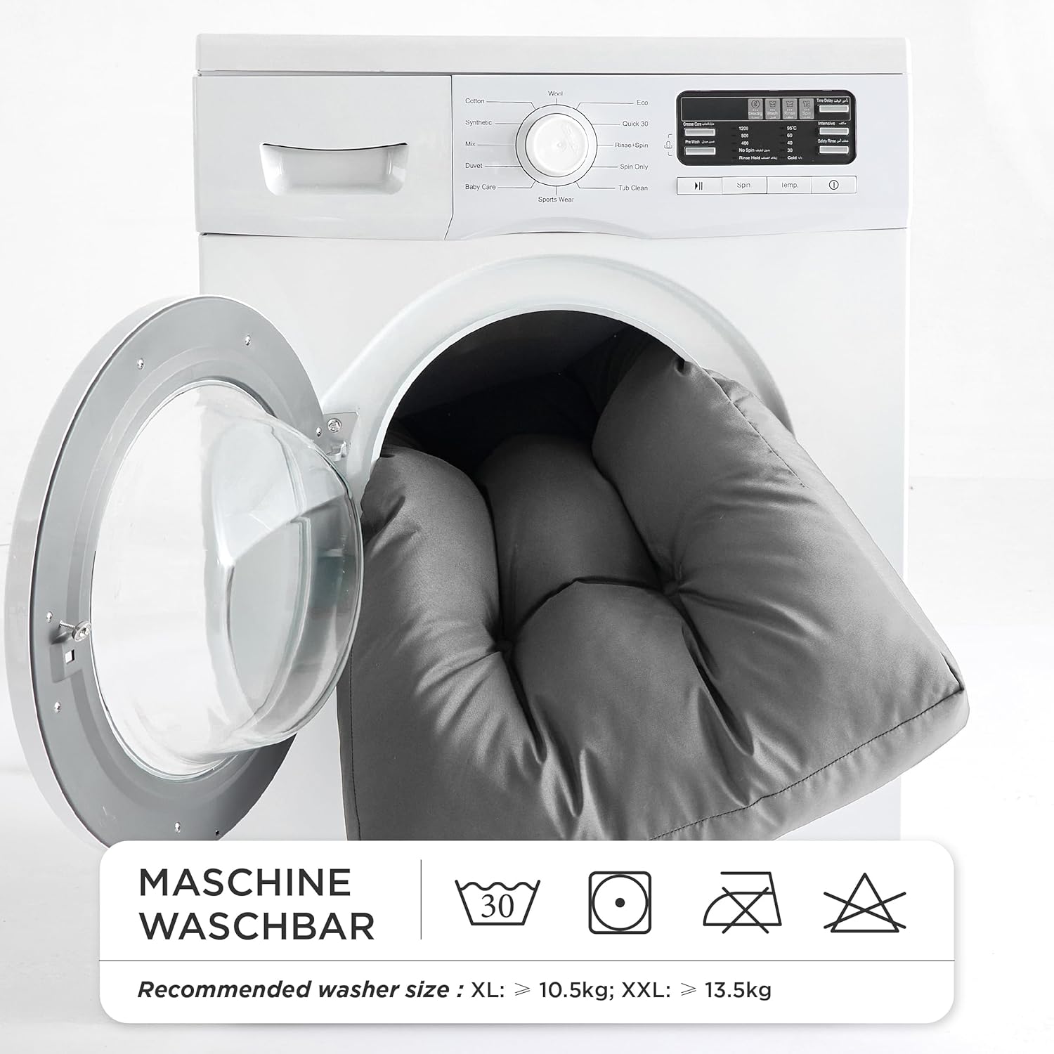 Thumbnail 4 de Bedsure Washable Large Dog Bed 91x68x10cm