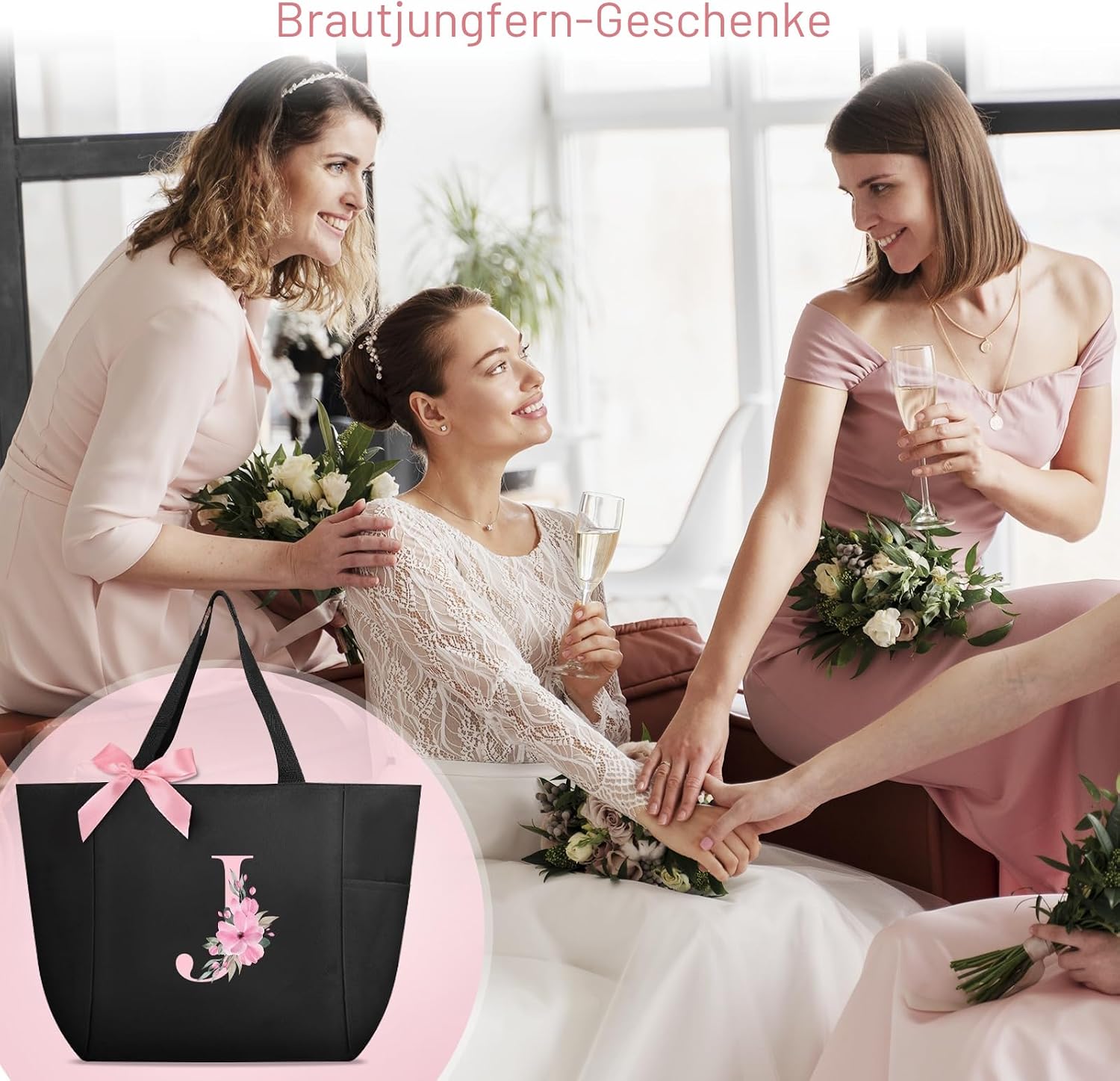 Thumbnail 5 de Vavabox Handtasche Damen A-Z Reißverschluss – personalisierte Damentasche mit Geschenkcharakter