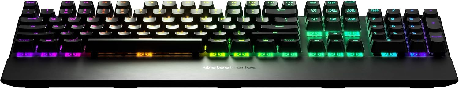 Detalle 2 de SteelSeries Apex 7 – Mechanische Gaming-Tastatur mit OLED Display und AZERTY French Layout