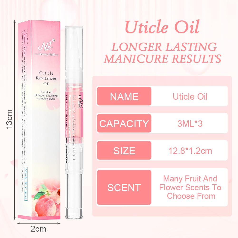 Thumbnail 1 de LOPHE Nagelöl-Stift (Cuticle Oil Pen) im Set, 3x3 ml – Nagelhaut-Öl für trockene, rissige Nägel