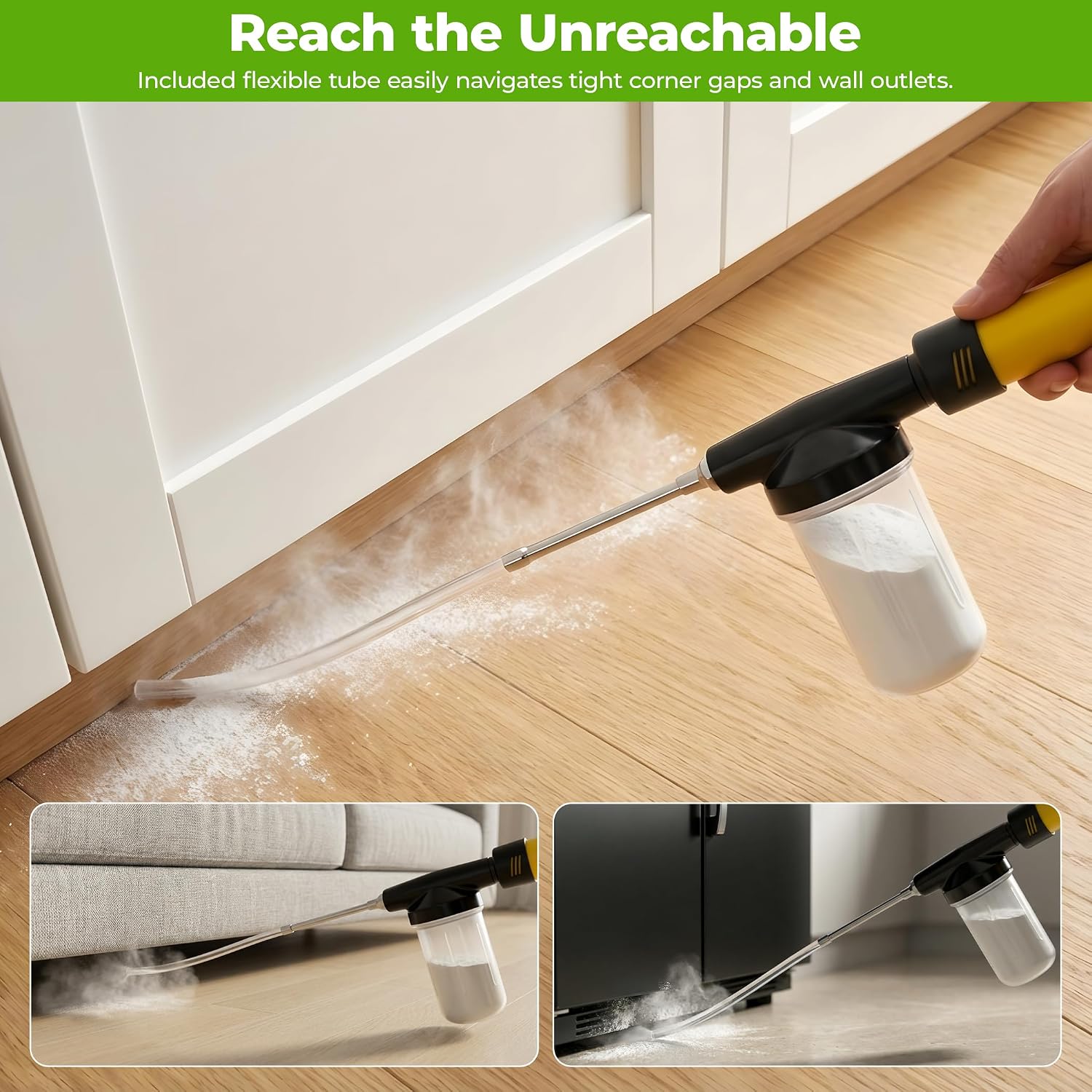 Detalle 2 de Manual Powder Duster with 4 FT Extension Pole