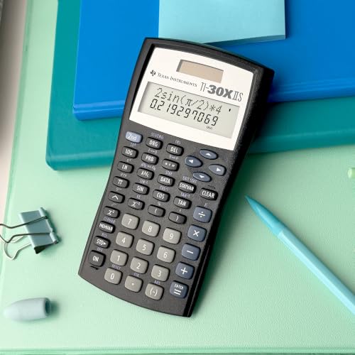 Detalle 2 de TI-30XIIS Scientific Calculator, Black by Texas Instruments