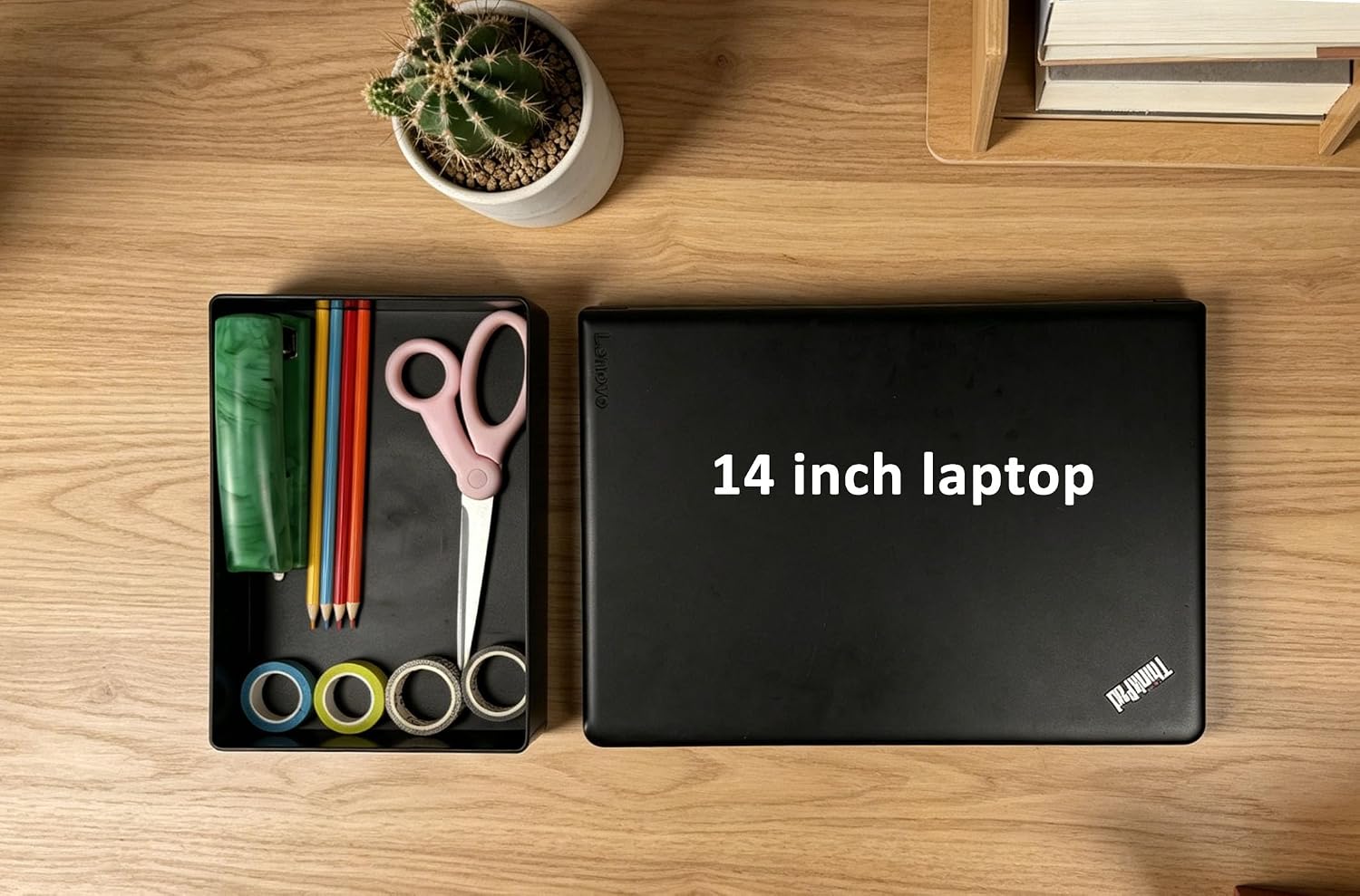 Thumbnail 5 de Amazon Basics Rectangular Plastic Desk Organizer with Storage Trays