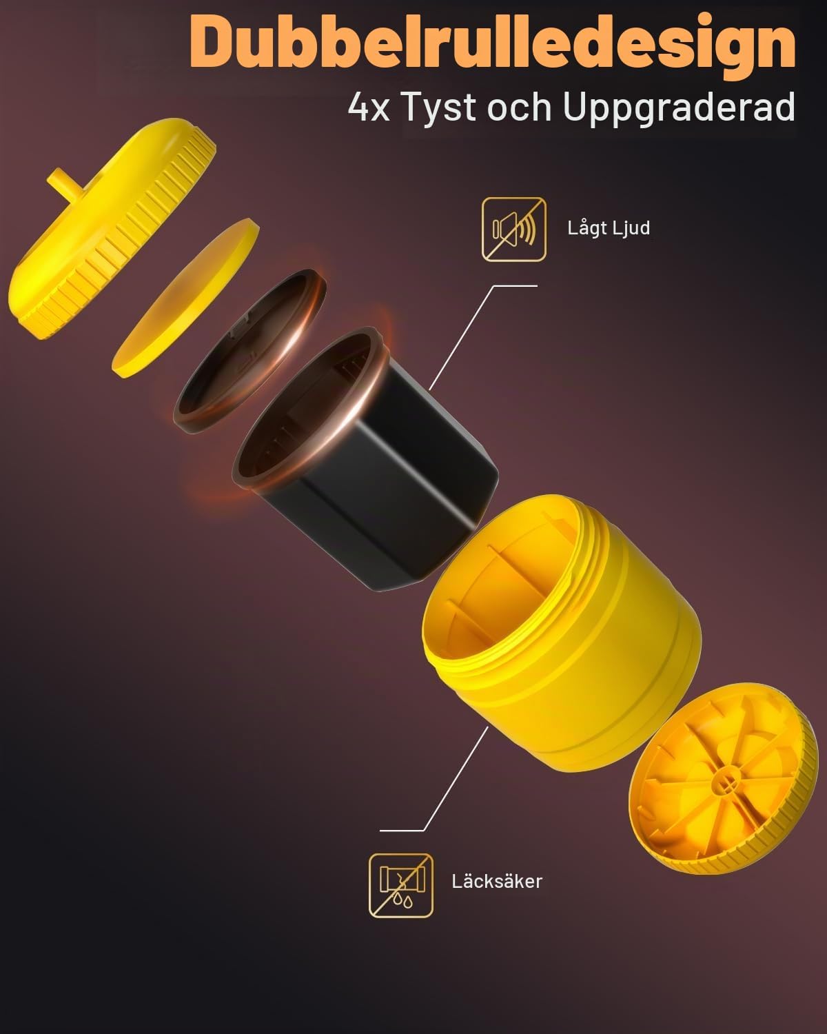 Detalle de Zcvtbye Zcvtbye-001 stentumlare med 9-dagarstimer och ljuddämpande trumma