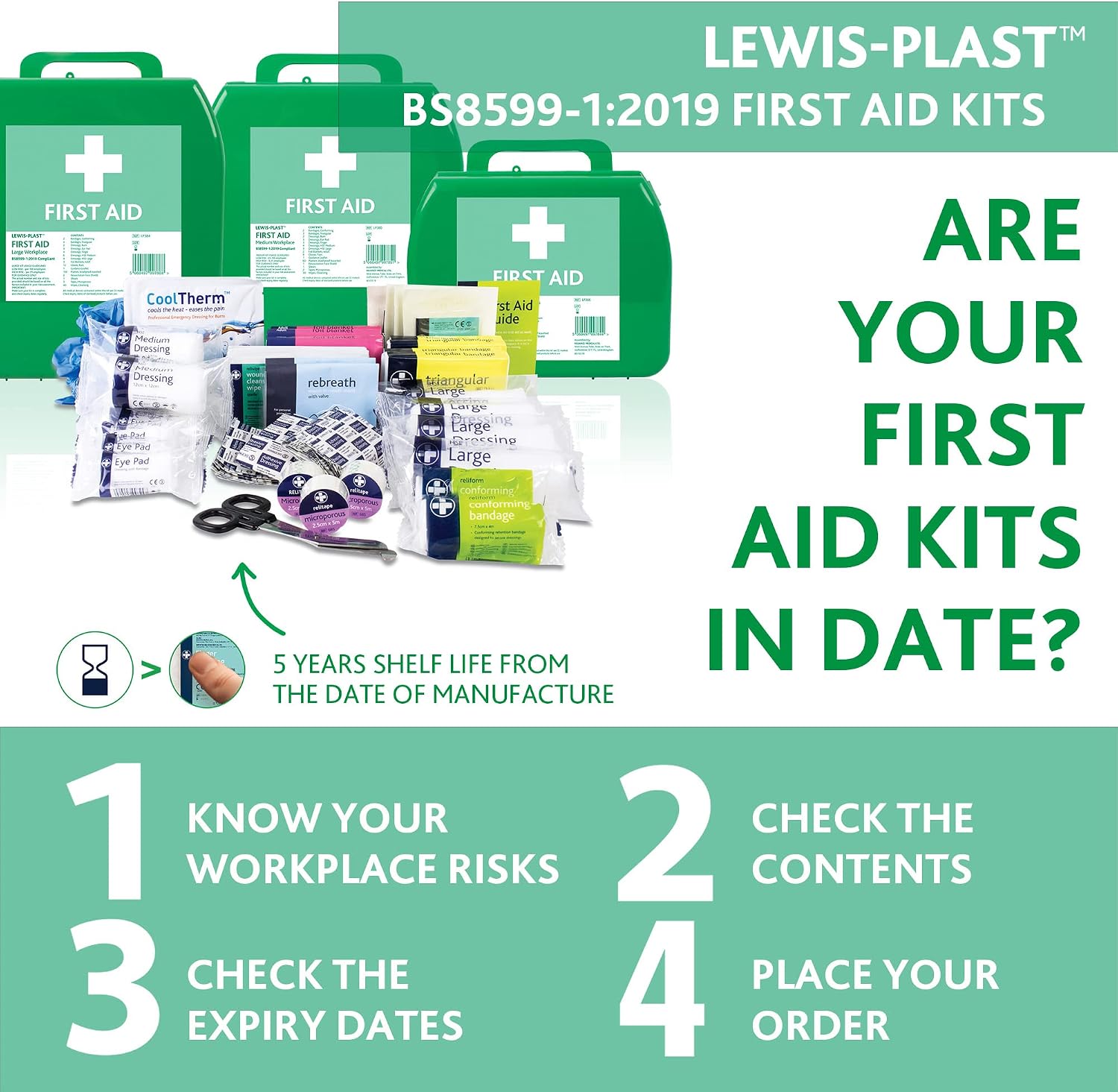 Thumbnail 3 de Lewis-Plast Small Premium First Aid Kit