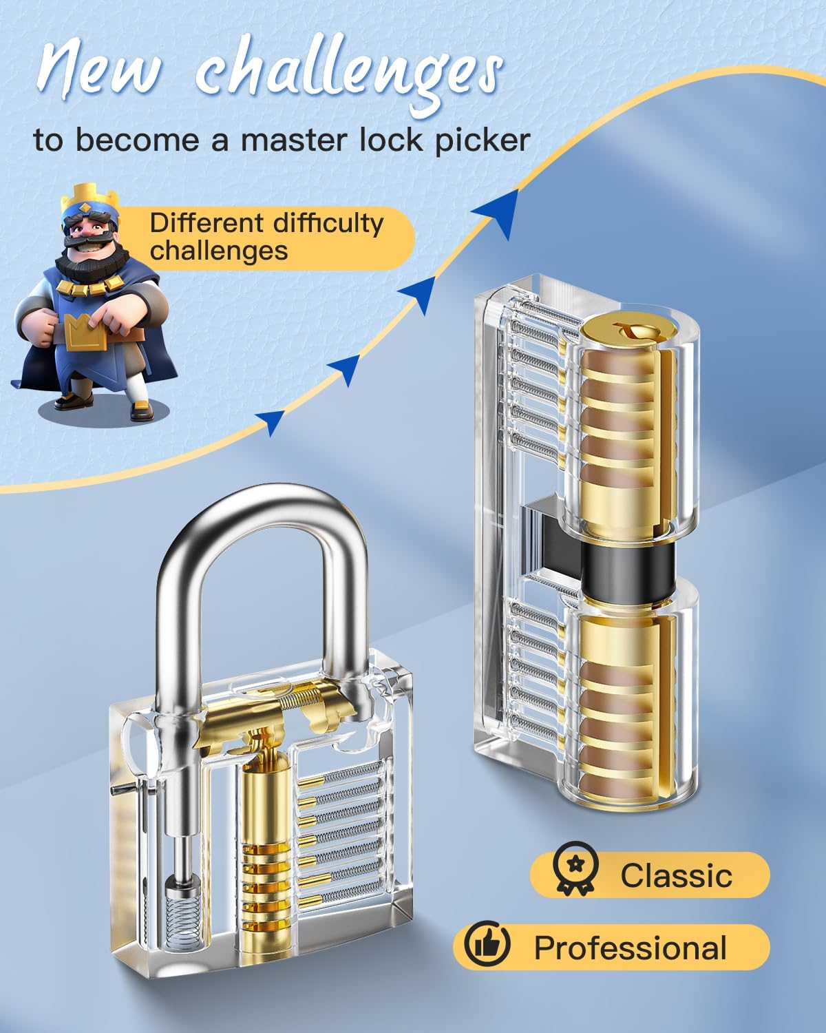 Thumbnail 3 de IPSXP Grimaldelli set da 25 pezzi per lock picking 🗝️