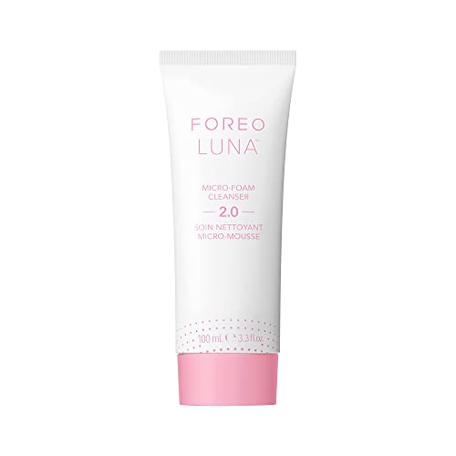 Detalle de FOREO LUNA Micro-Foam Cleanser 2.0 — Gel Nettoyant Visage végan et doux, 100 ml