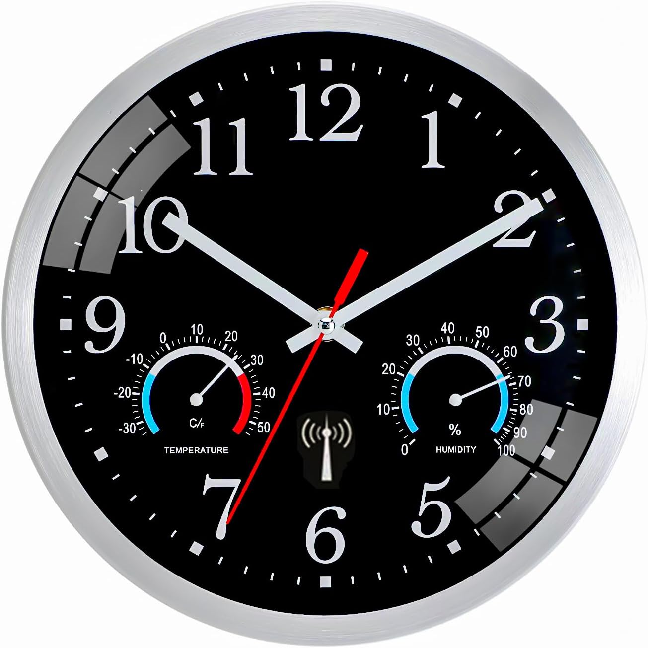 Horloge radio-pilotée Ziprote 25 cm