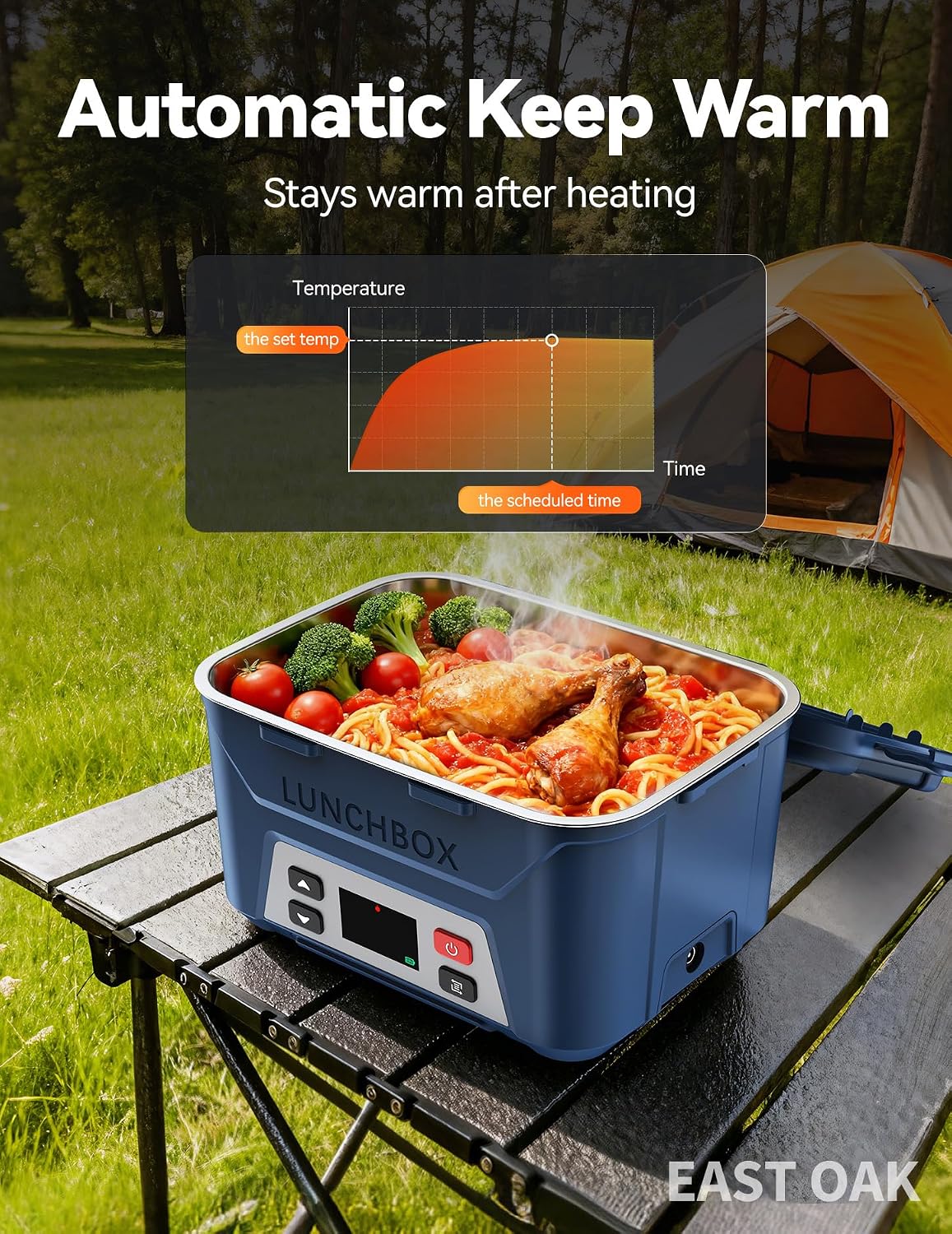 Thumbnail 4 de EAST OAK Cordless Lunch Box 1.3L ๐ฑ