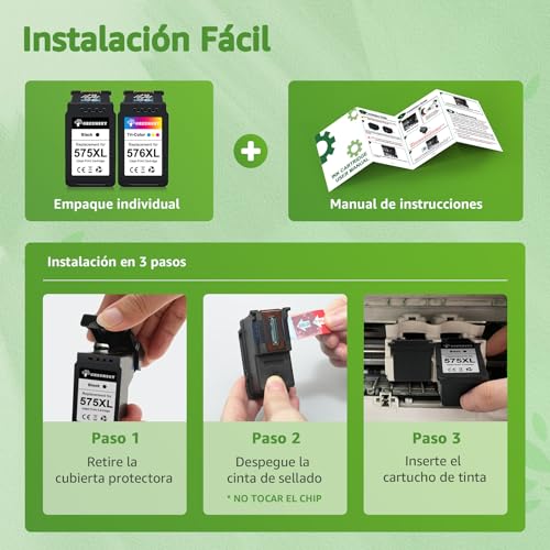 Thumbnail 4 de GREENSKY cartuchos compatibles 575XL