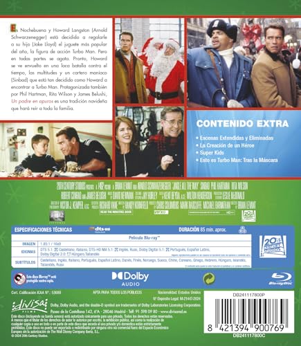 Detalle 2 de Un Padre en Apuros (Jingle All the Way) - Blu-ray | Divisa Films