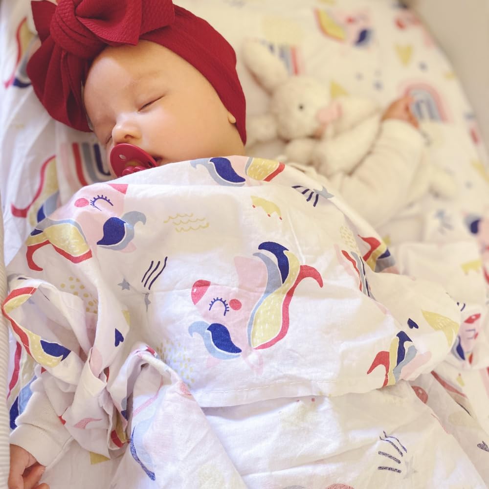 Thumbnail 5 de FlyIdeas Set 2 lenzuola con angoli per culla 90x50 cm in cotone traspirante