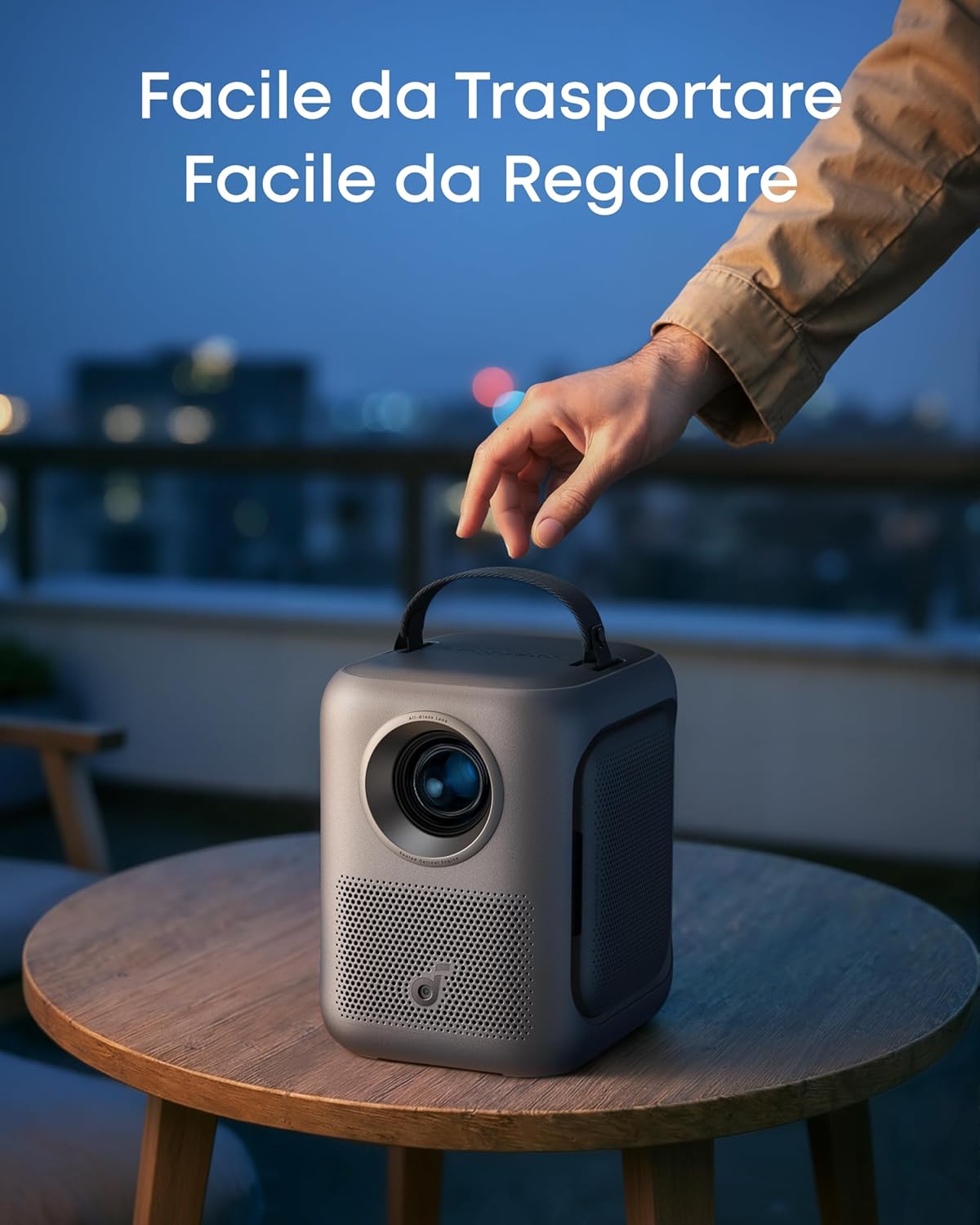 Thumbnail 5 de Soundcore Nebula P1i: Proiettore intelligente con Google TV, audio Dolby 2.0 e 380 lumen ANSI