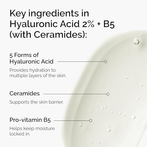 Detalle de The Ordinary Hyaluronic Acid 2% + B5 (with Ceramides) — Multi-Depth Hydration Serum