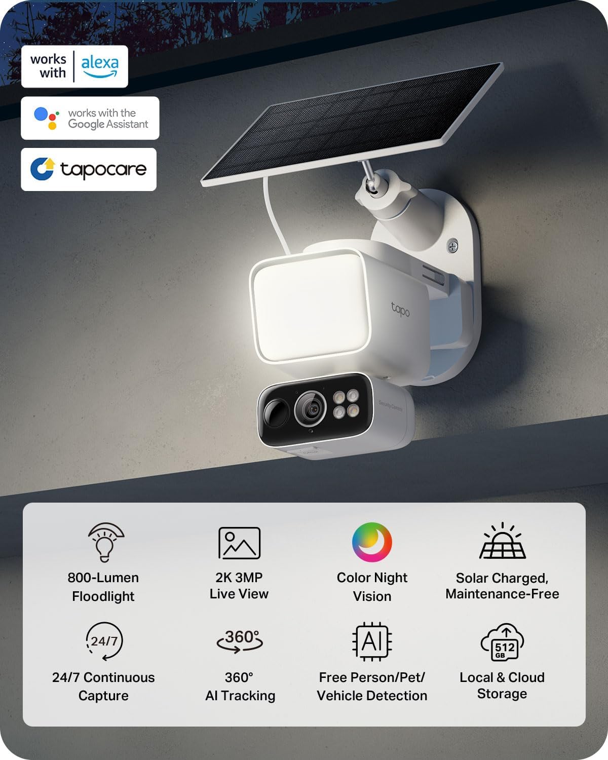 Thumbnail 2 de TP-Link Tapo C615F 2K Floodlight Security Camera