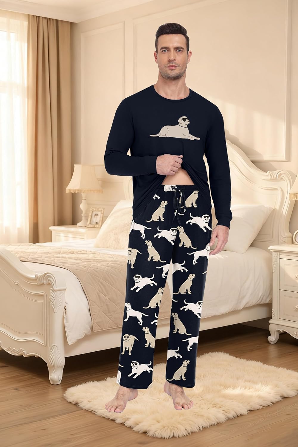 Detalle 2 de Men's Pajama Set, S–2XL