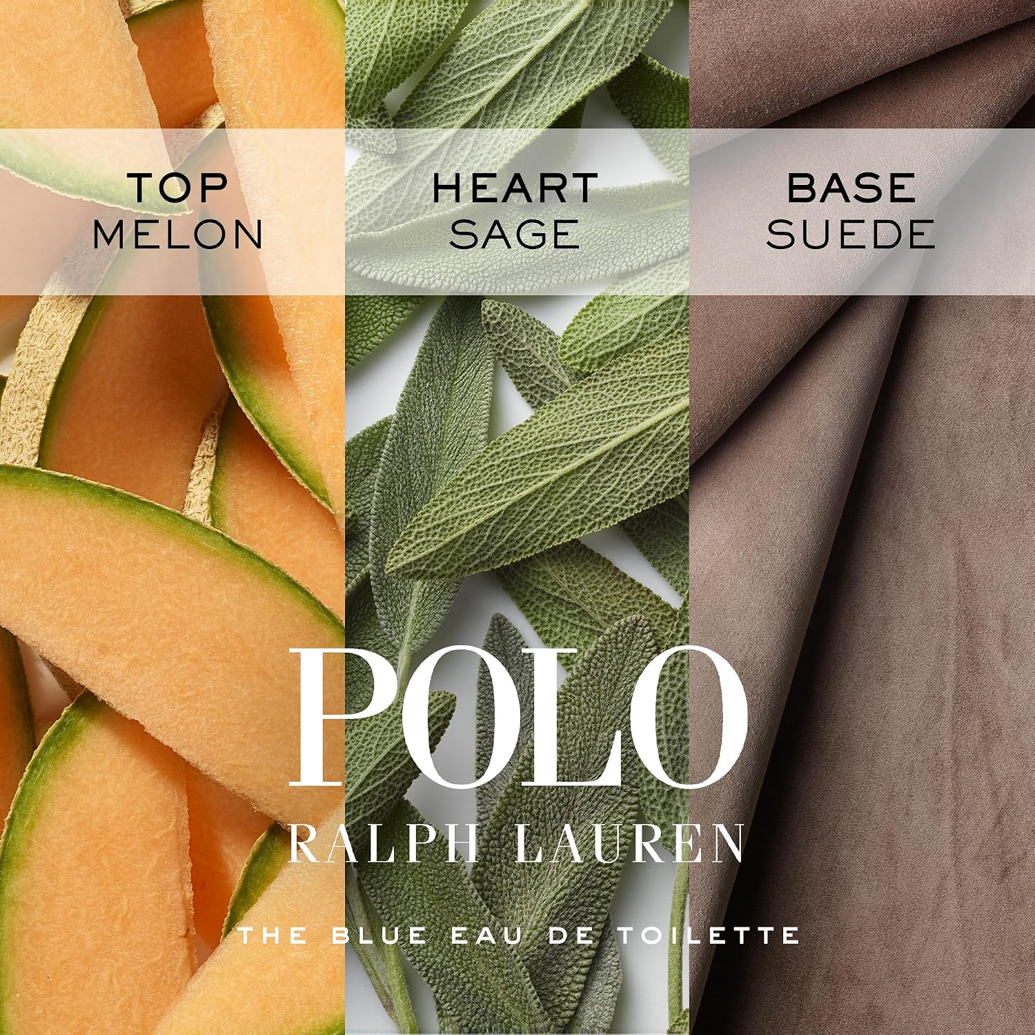 Detalle de Ralph Lauren Polo Blue 120074 Eau de Toilette with Melon and Suede Notes