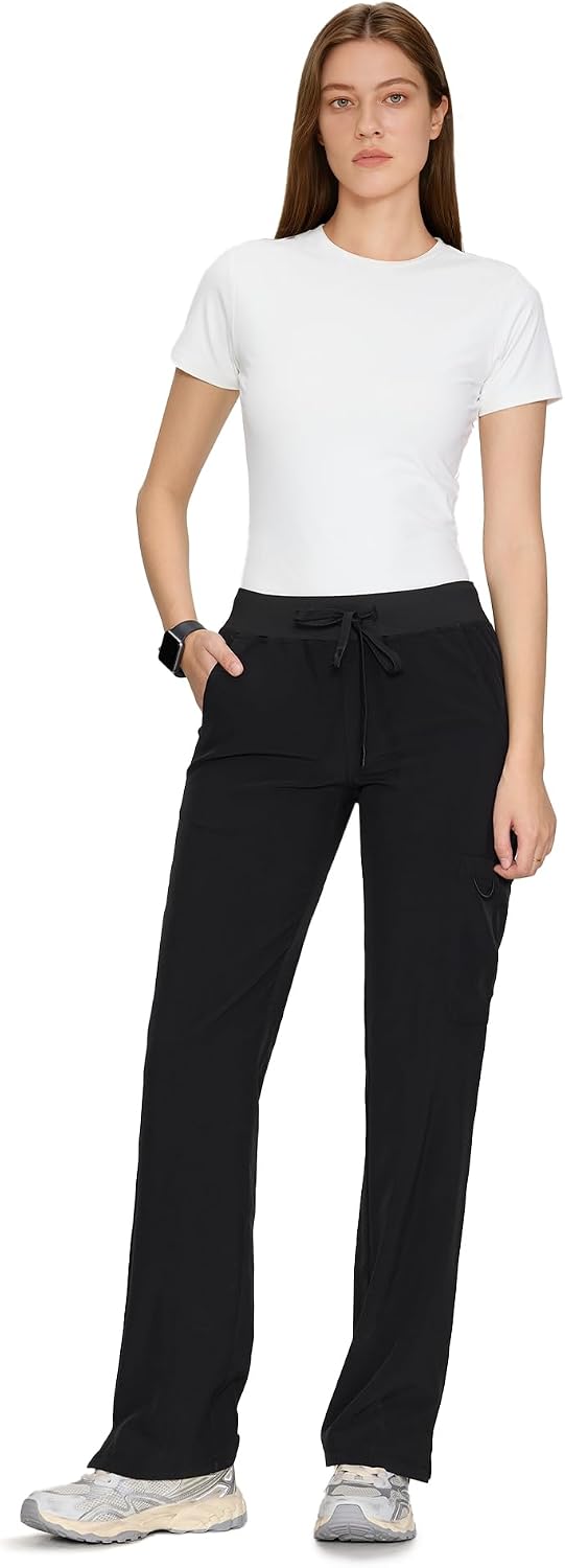 Thumbnail 2 de floralhue Women's Scrub Pants, Straight-Leg with 3 Pockets and Drawstring Waist