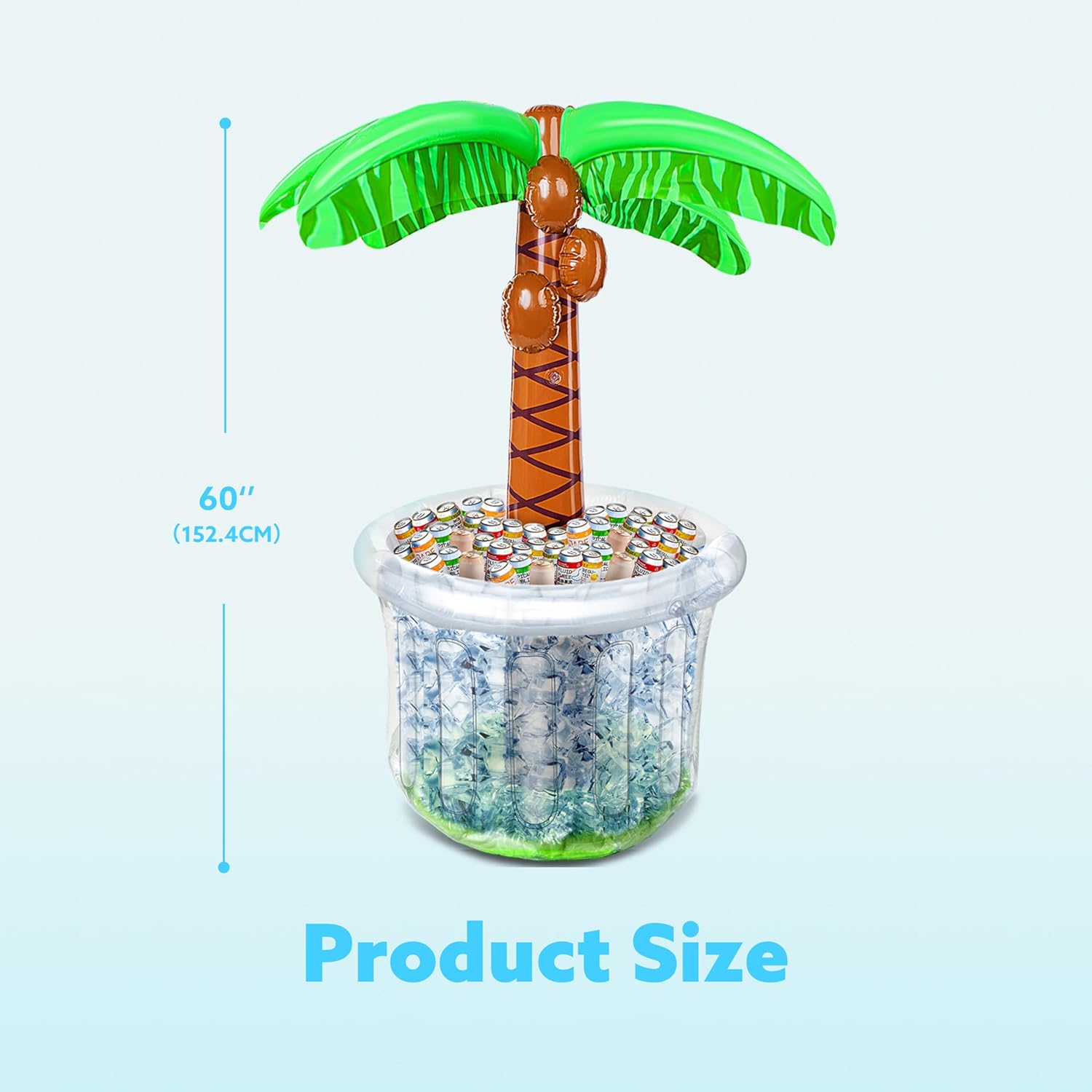 Thumbnail 3 de JOYIN 60" Inflatable Palm Tree Cooler (Luau & beach theme drink cooler)