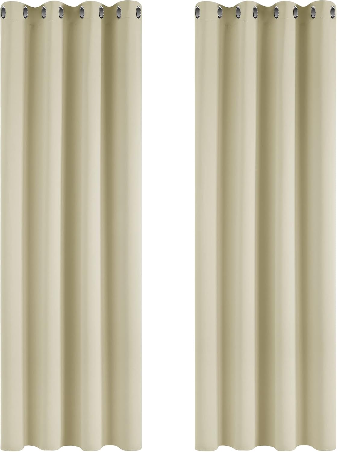 Detalle de Deconovo Eyelet Thermal Blackout Curtains 52"x84" 🪟