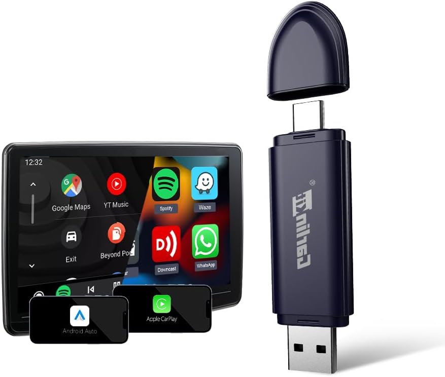 Thumbnail 6 de Carlinkit MINI5 Wireless CarPlay Adapter – Transformez le CarPlay filaire en sans fil dans votre voiture