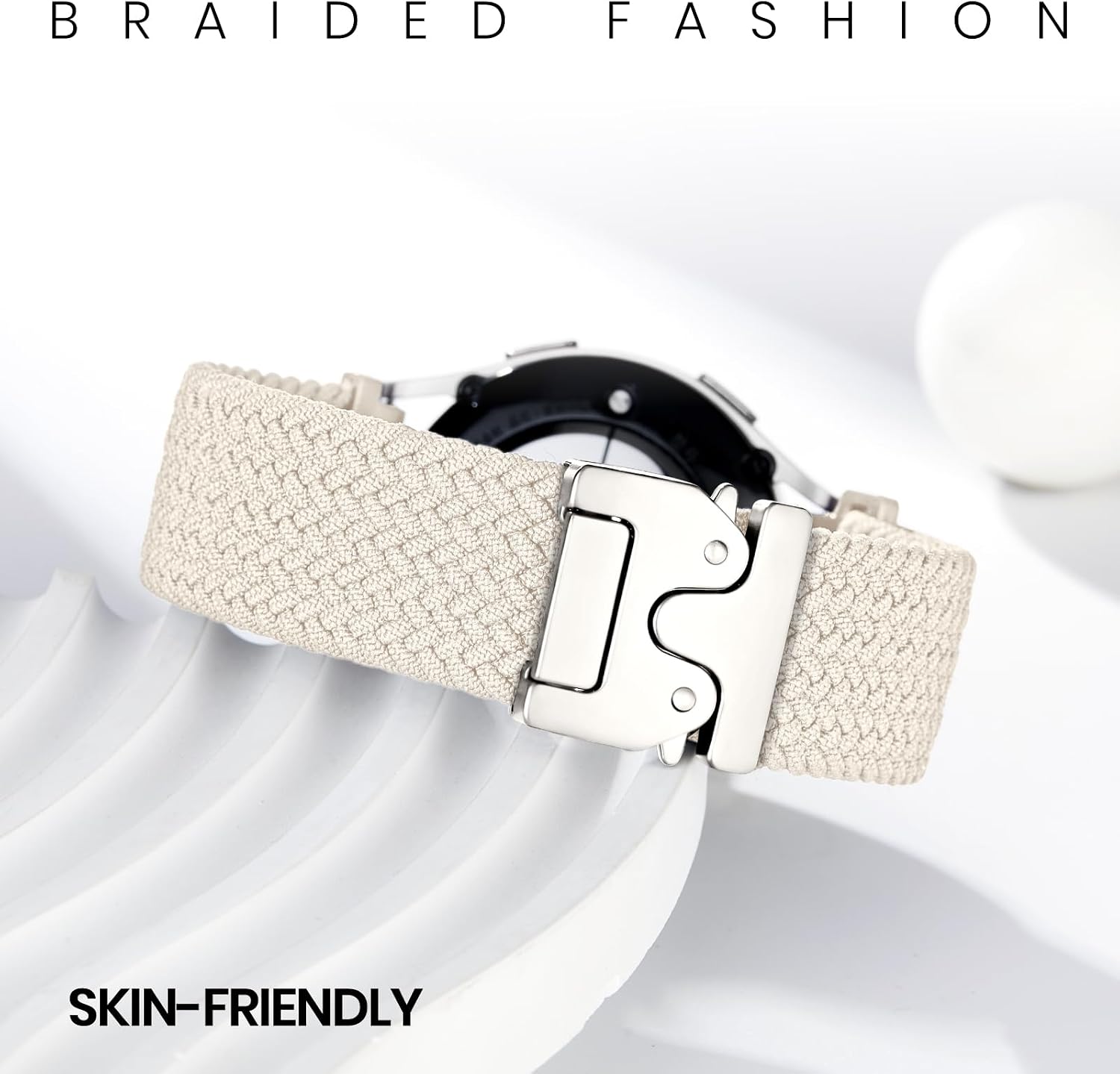 Detalle 2 de Samsung Galaxy Watch braided 20mm nylon strap