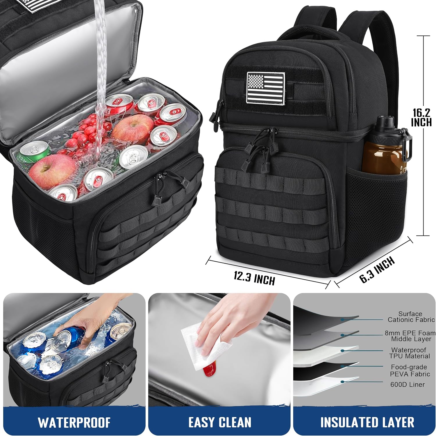Thumbnail 5 de MOZETO Lunch Backpack for Men