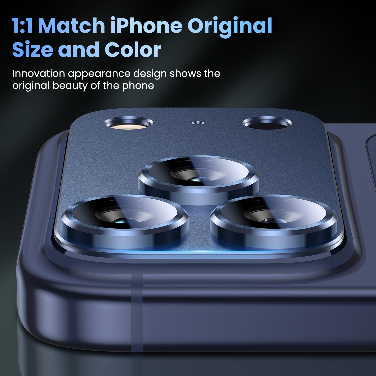 Thumbnail 5 de Uyiton iPhone 17 Pro Max Camera Lens Protector 2025