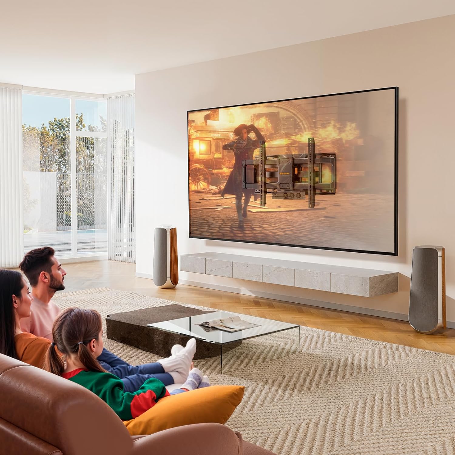 Thumbnail 6 de Perlegear PGLF11 TV-Wandhalterung 42"-90", 68 kg