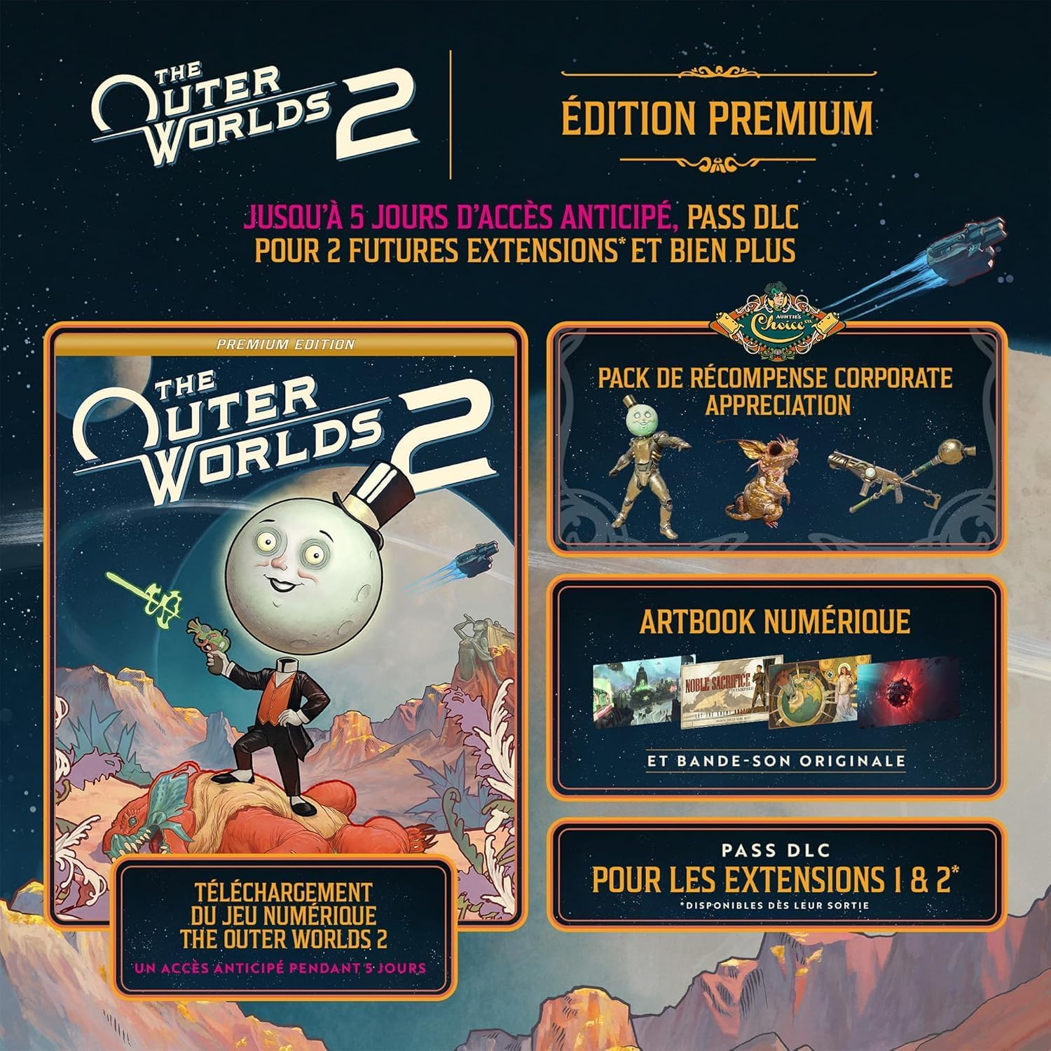 Detalle 2 de The Outer Worlds 2 Édition Premium Xbox Series X – jeu vidéo