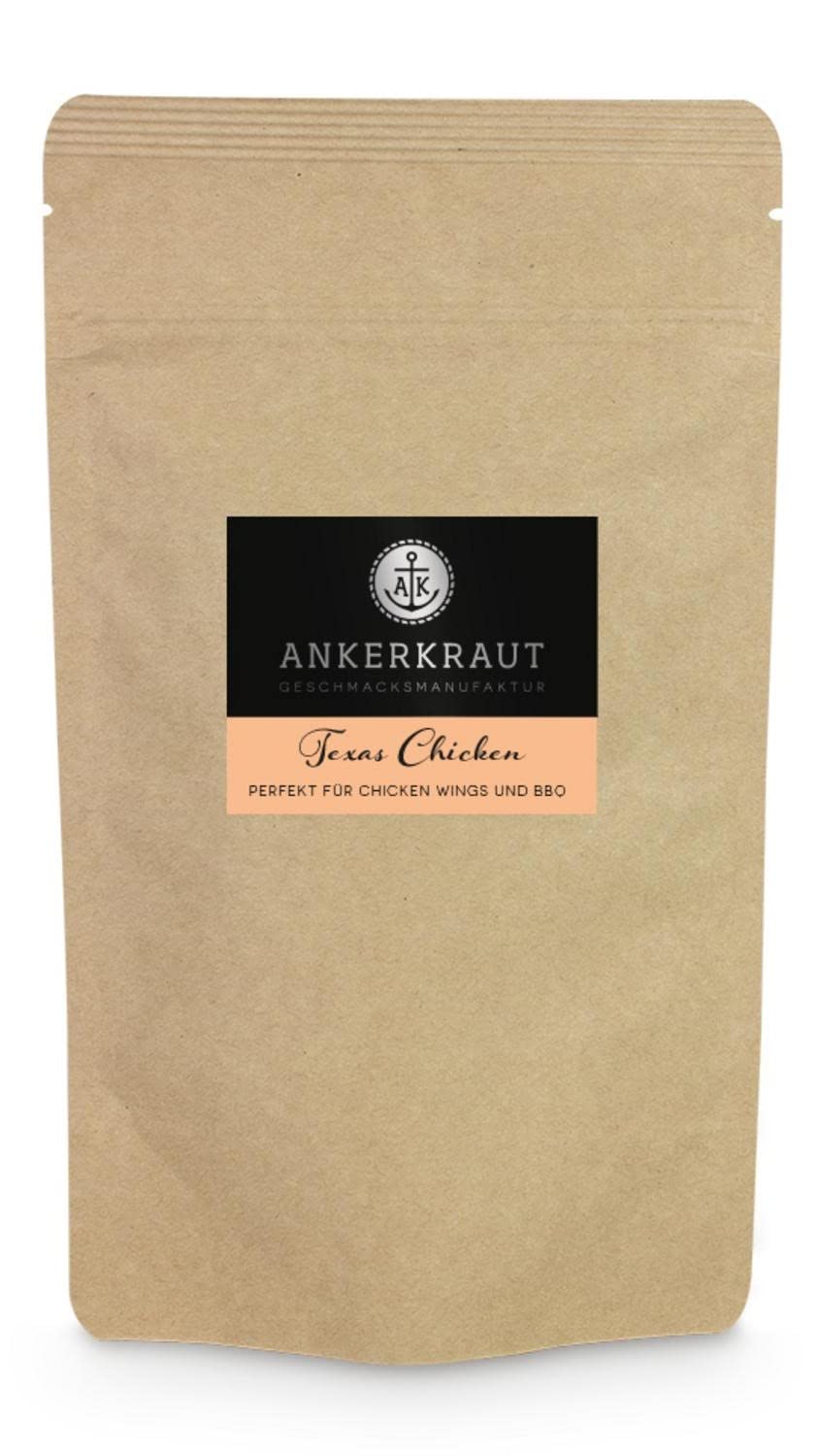 Thumbnail 6 de Ankerkraut Texas Chicken BBQ Rub – Gewürzmischung für Hähnchen, Wings & Pulled Chicken, 230 g im Streuer
