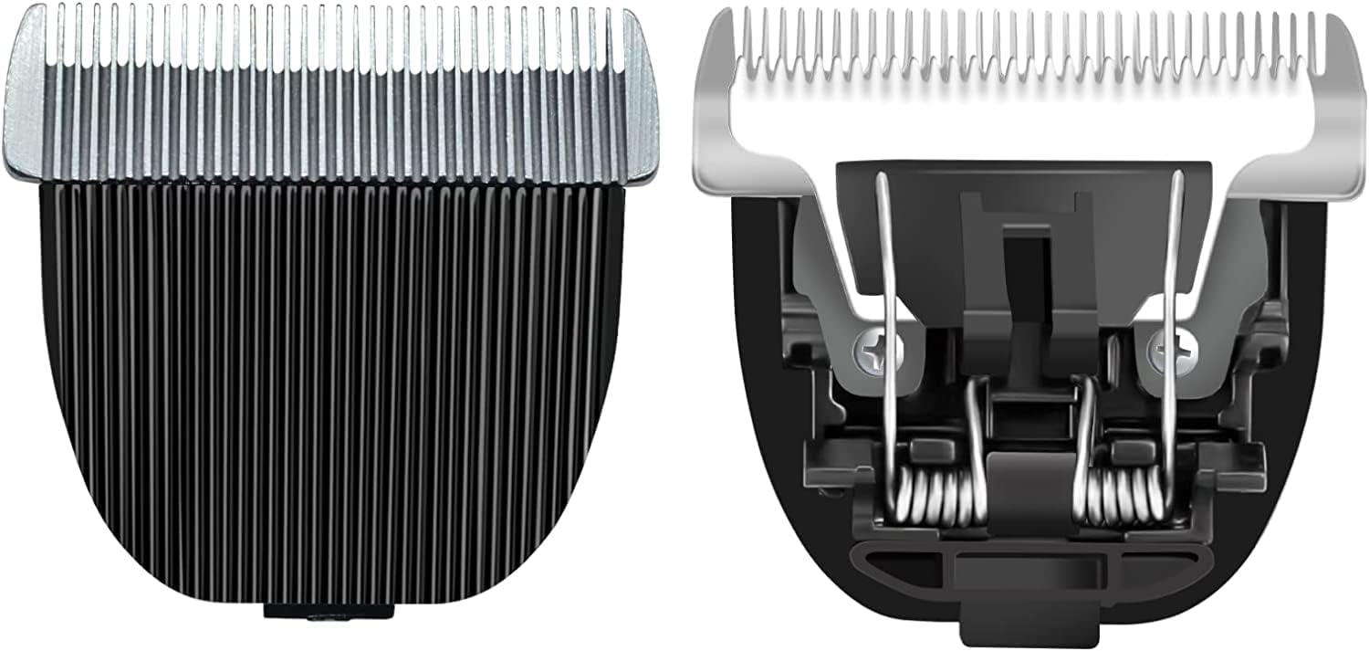 Detalle de AUDOC Lama di Ricambio Compatibile con tosatrici per Cani Oneisall a Basso Rumore – Lama Ceramica e Inox (Confezione da 2)