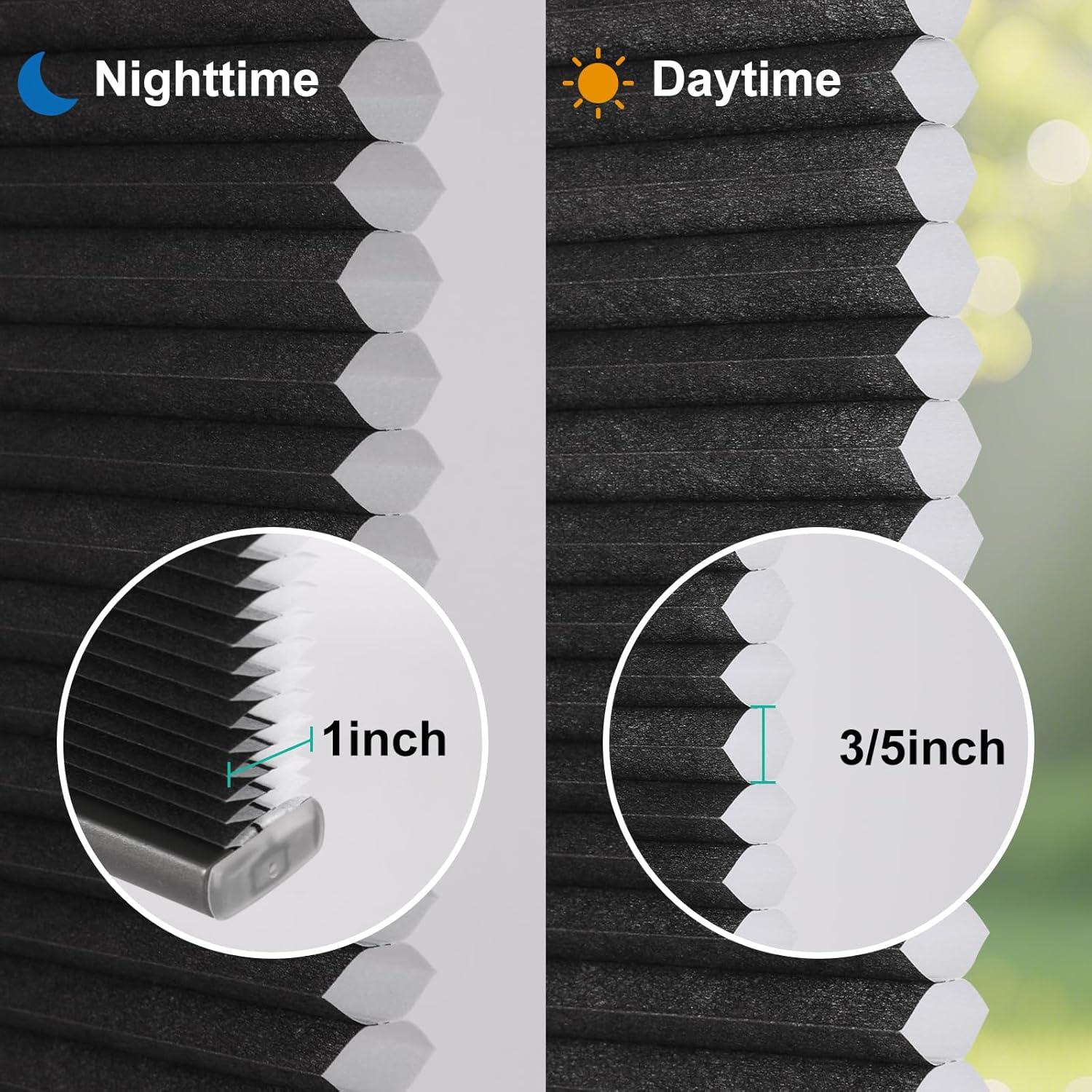 Thumbnail 4 de FabuBlinds Cordless Cellular Shades 34"