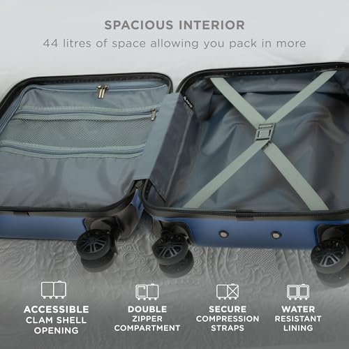 Detalle 2 de AVIO Suitcase Cabin Luggage 55x40x20 | Lightweight ABS Carry-On