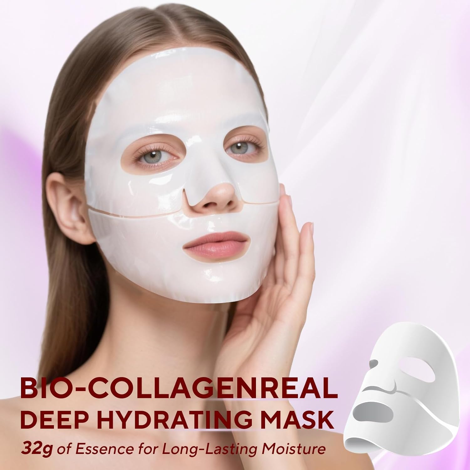 Thumbnail 1 de Nityrliv Collagen Face Mask (4-Pack) Bio-Collagen Deep Hydration Overnight Sheet Masks