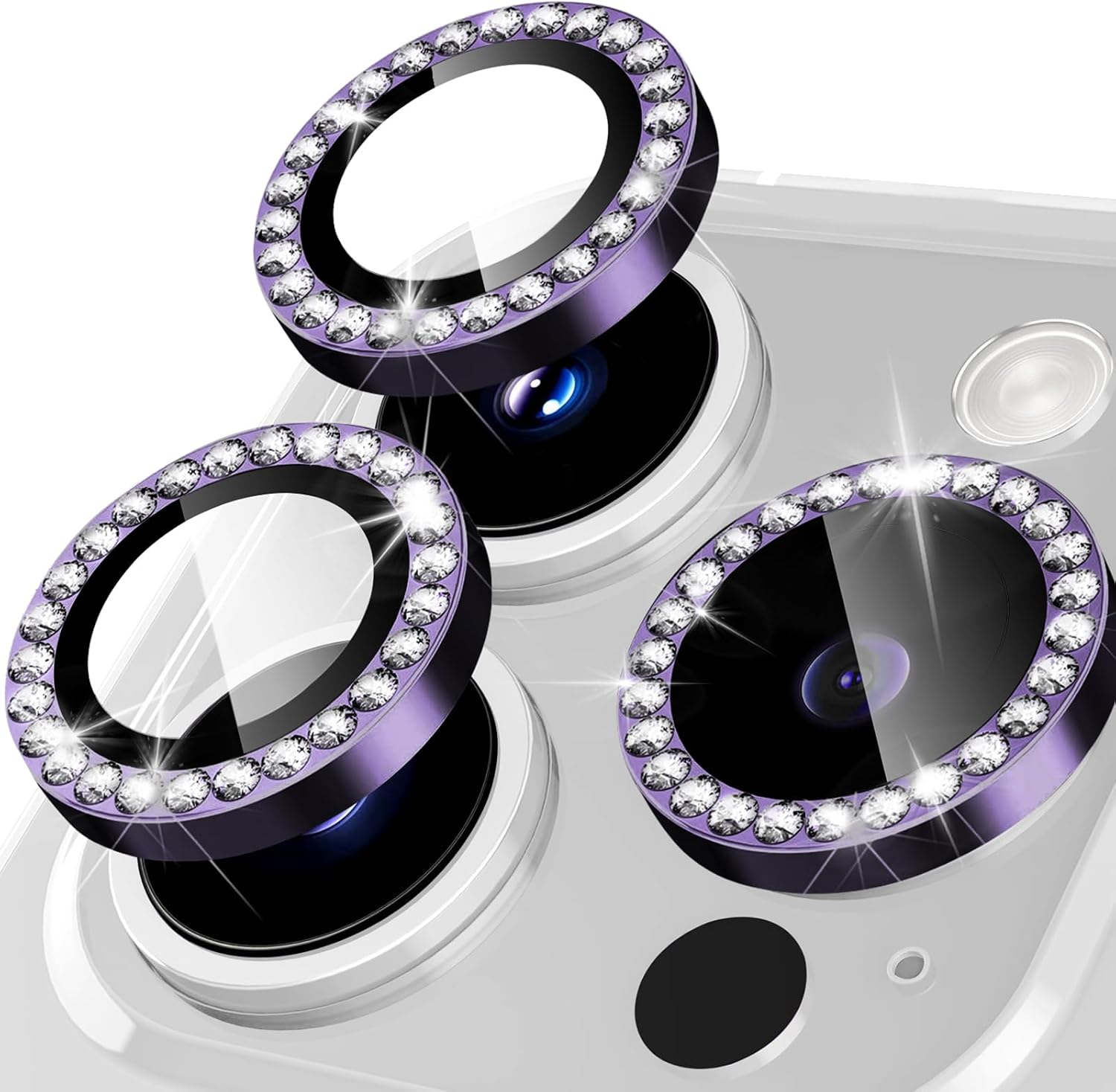 Detalle de Kameraschutz iPhone 16 Pro Max Diamant 9H Glas