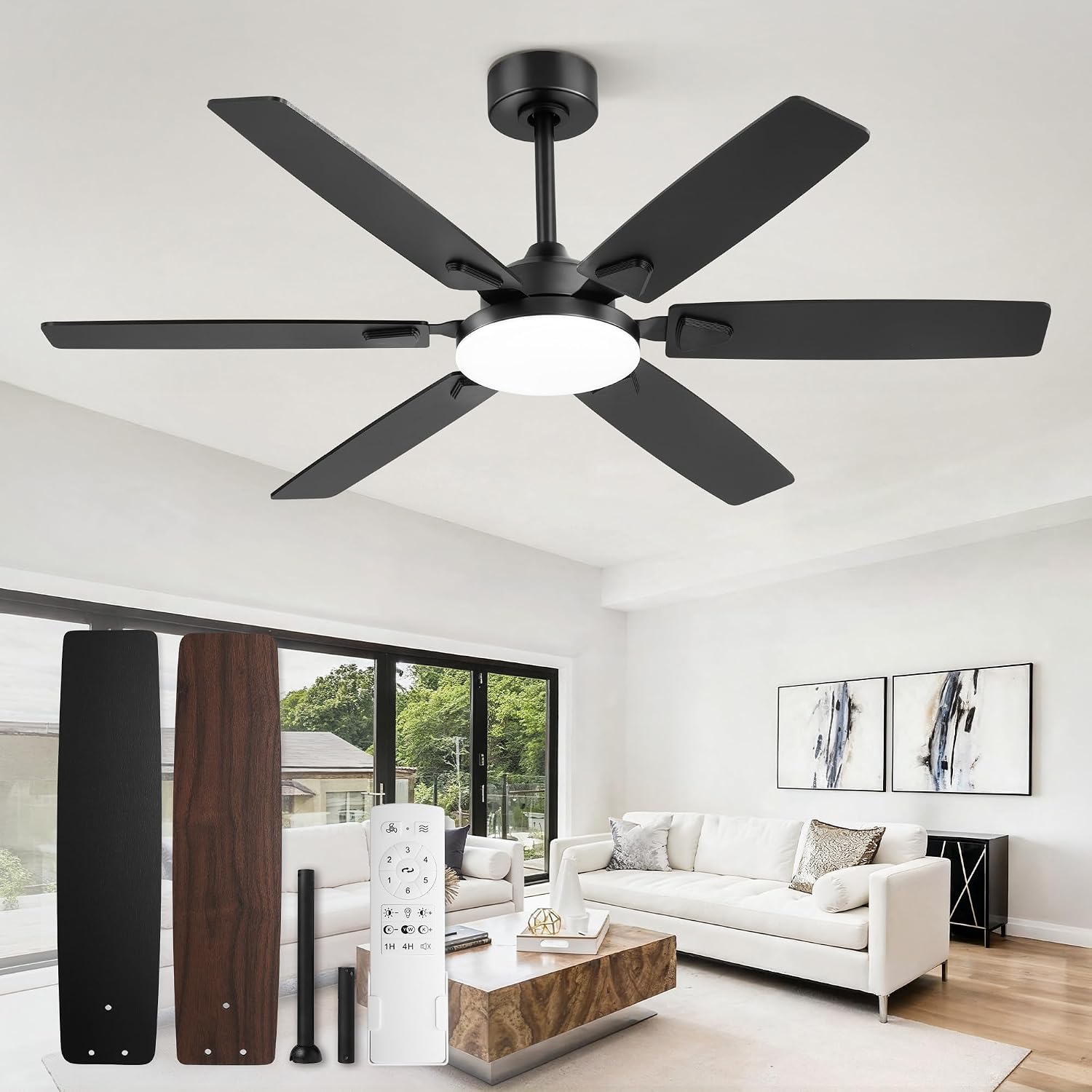 Detalle de Fanbulous Ceiling Fan, 52-Inch