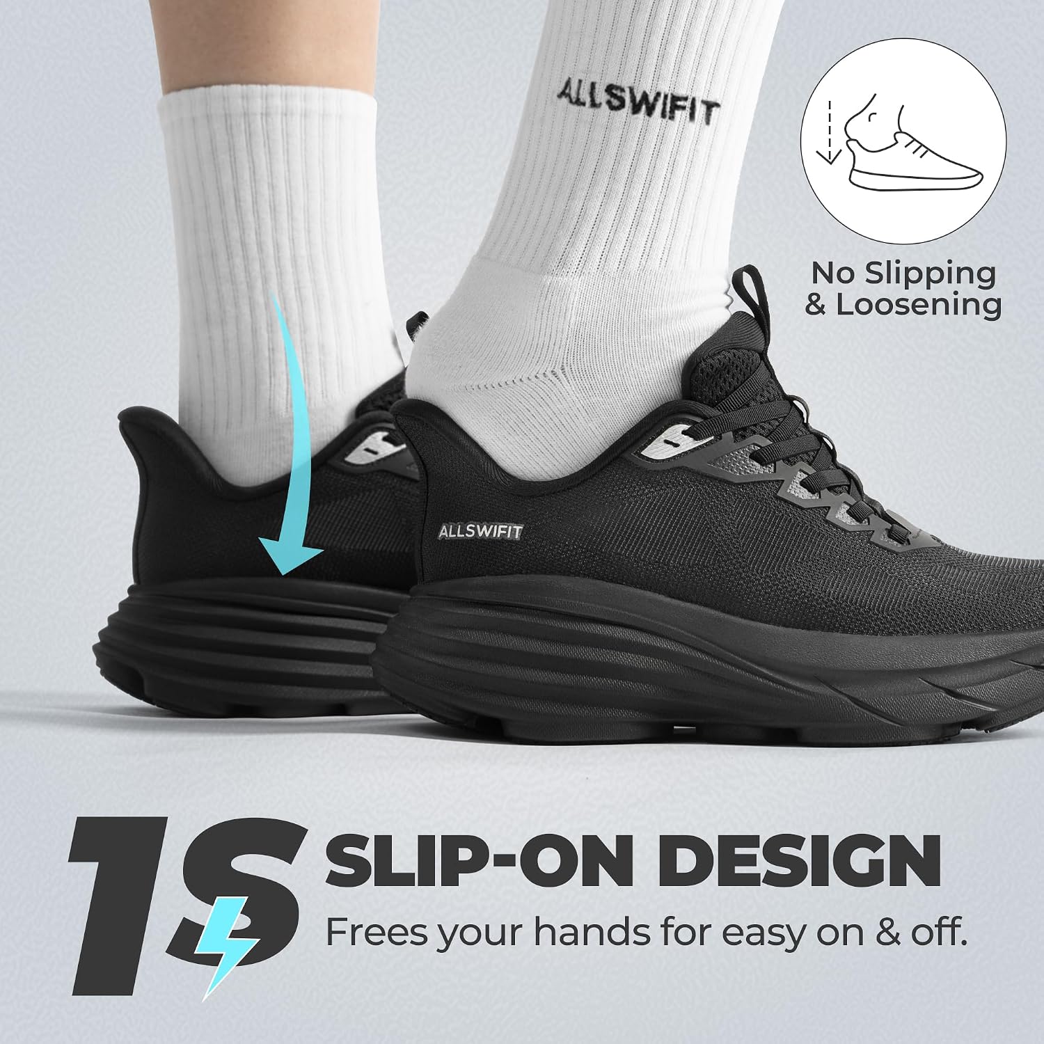 Thumbnail 4 de ALLSWIFIT SwiftLite women's slip-on sneakers
