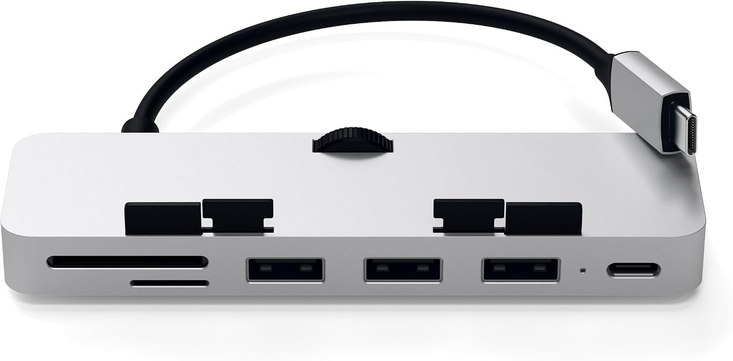 Thumbnail 6 de SATECHI USB-C Clamp Hub Pro avec port de données USB-C, USB-A 3.0 et lecteur micro/SD pour iMac/iMac Pro 2019-2020