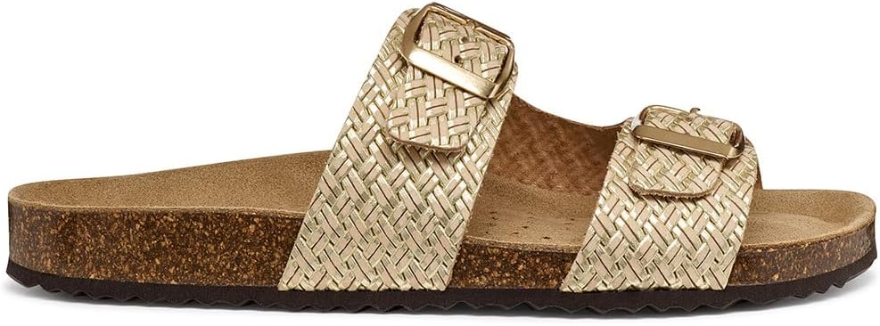 Detalle de Geox D Brionia L Sandali piatti Donna: comfort traspirante e stile daily
