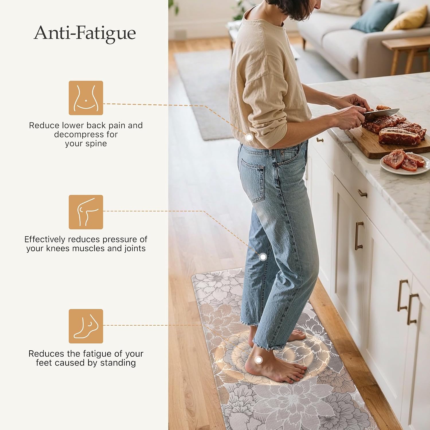 Detalle 2 de GENIMO Kitchen Mat Set, PVC